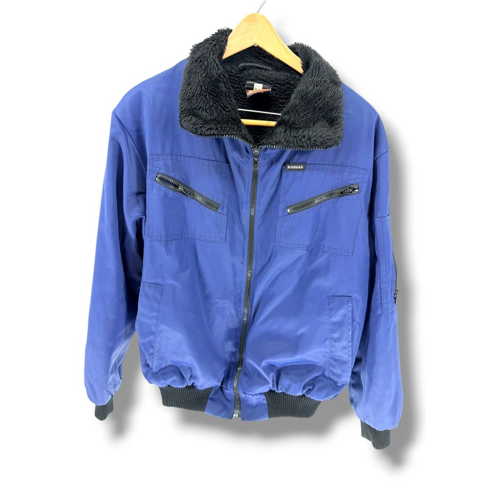 Vintage Danish Kansas Klima Luxe Pilot Jacket Mens Large Scandinavian Workwear